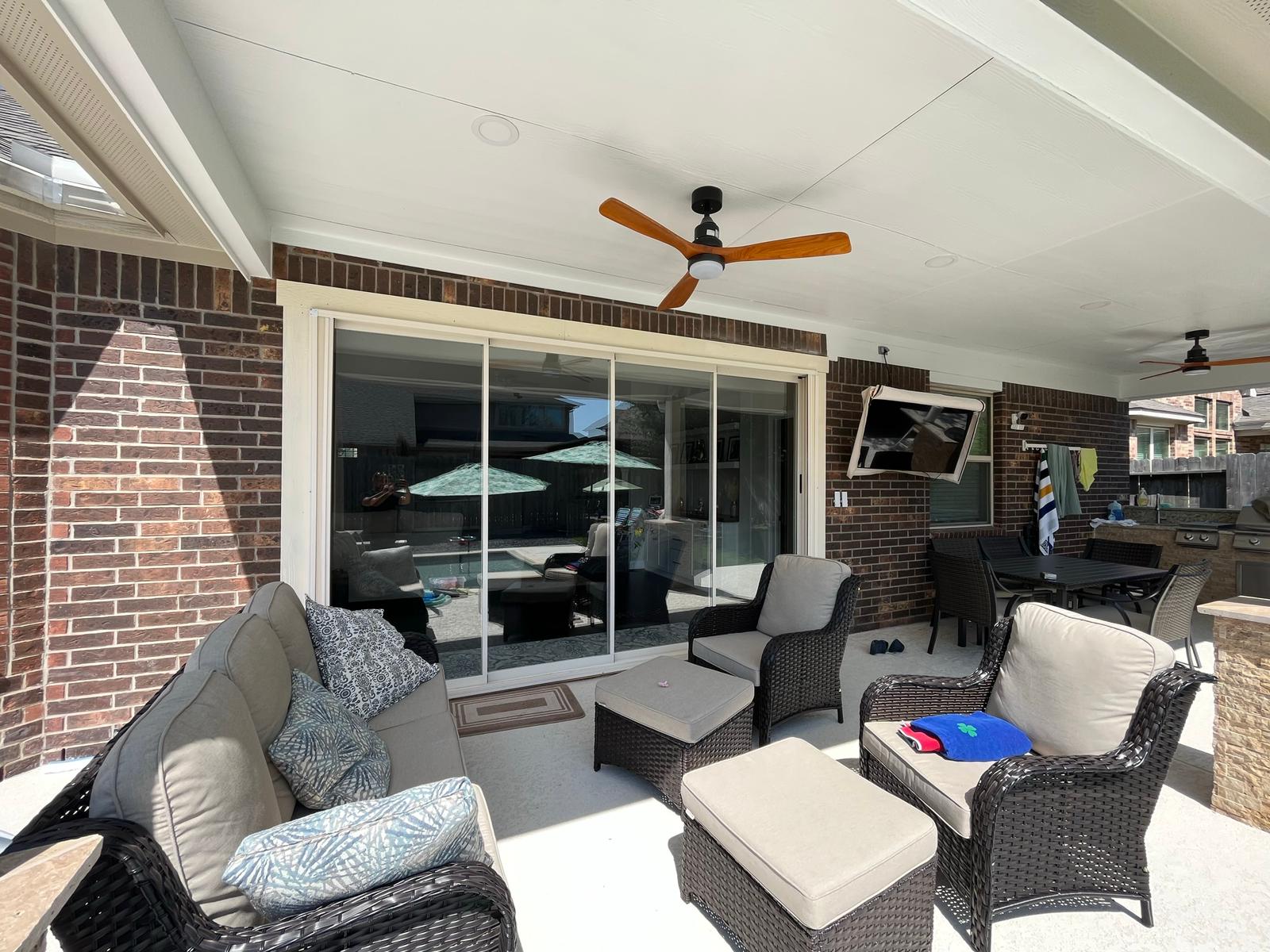 Panorama glass sliding door, Cypress TX install